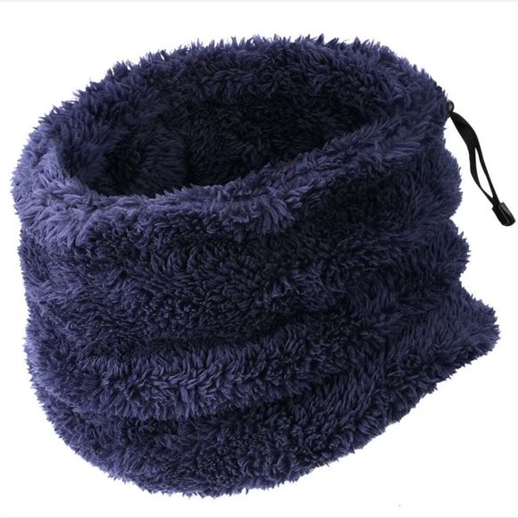 Winter Fleece Neck Warmer Gaiter Half Face Mask Men Women Windproof Ski Bandana - Picture 1 of 5